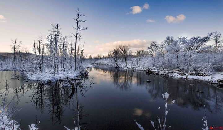 Khung cảnh tuyết rơi sớm giữa mùa thu đẹp mê hồn ở Trung Quốc