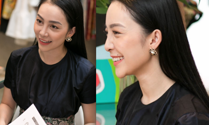 'Chim công làng múa' Linh Nga lộ cằm nhọn bất thường