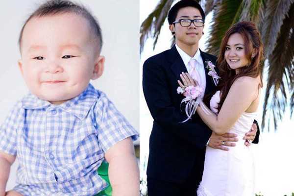 Ảnh cưới và con trai của 'bé' Xuân Mai
