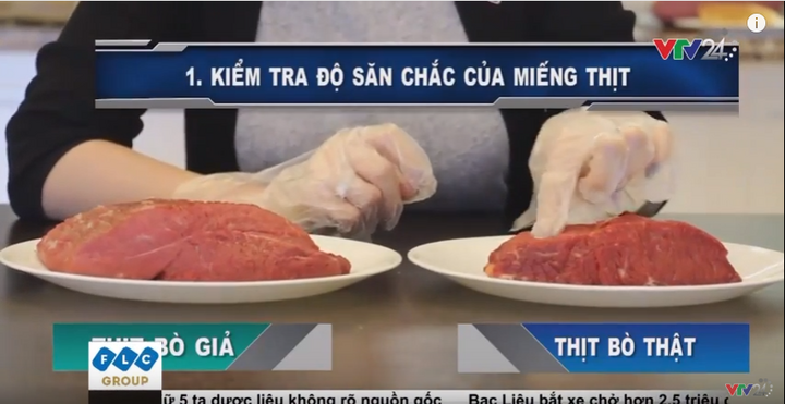 Cách phân biệt thịt bò thật và thịt lợn nái 'đội lốt' thịt bò