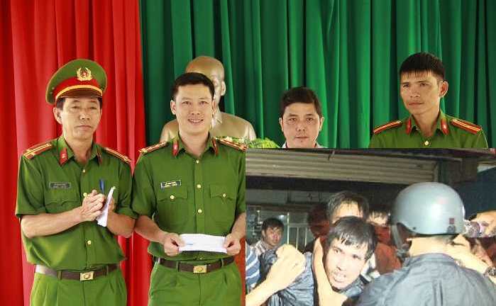 Thưởng nóng các chiến sĩ giải thoát con tin bị thanh niên ngáo đá khống chế