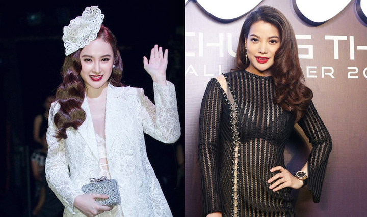 Angela Phương Trinh, Trương Ngọc Ánh diện váy xuyên thấu từ đầu đến chân