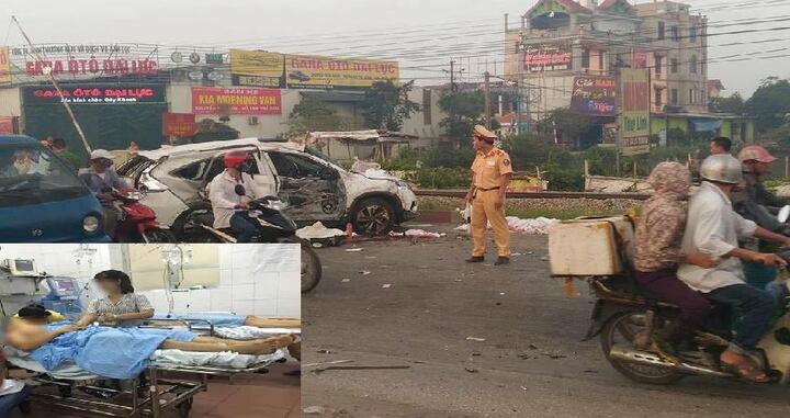 Ô tô băng qua đường sắt bị tàu tông nát: Nạn nhân thứ 6 tử nạn