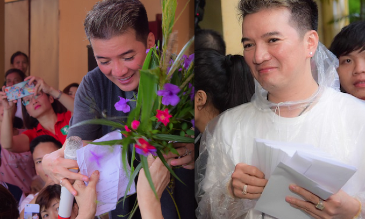 Bị nghi ăn chặn tiền từ thiện, Mr. Đàm đội mưa lớn trao hơn 2 tỷ đồng