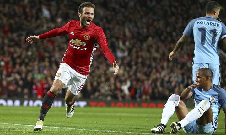 Kết quả bóng đá Anh: Juan Mata lập công, Man Utd đánh bại Man City