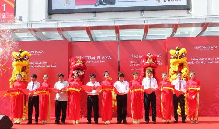 Vincom khai trương TTTM đầu tiên tại Bạc Liêu