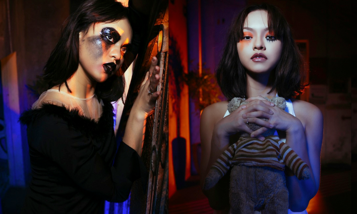 Mai Ngô lại gây 'sốc' với bộ ảnh Halloween kỳ quái