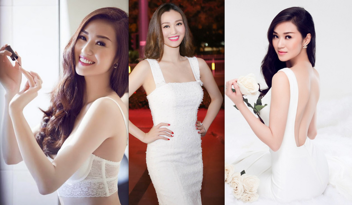 Sắc trắng thời thượng làm nên thương hiệu của Khánh My