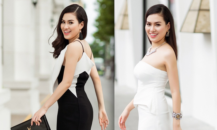 Nhan sắc ngọt ngào của Hoa hậu Việt Nam Thế giới Diễm Trần