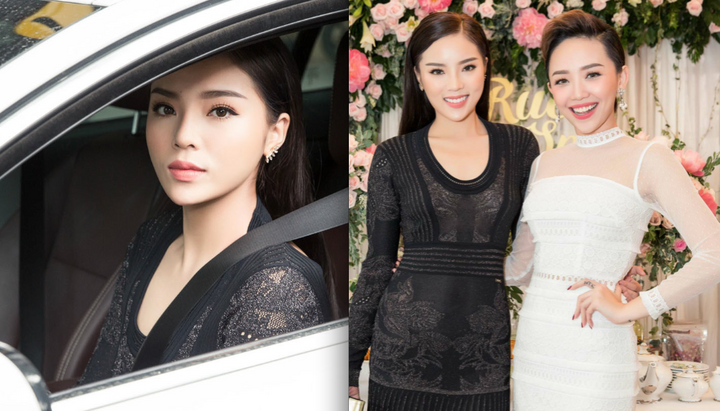 Hoa hậu Kỳ Duyên tự lái xe sang bạc tỷ đi sự kiện, đọ sắc Tóc Tiên