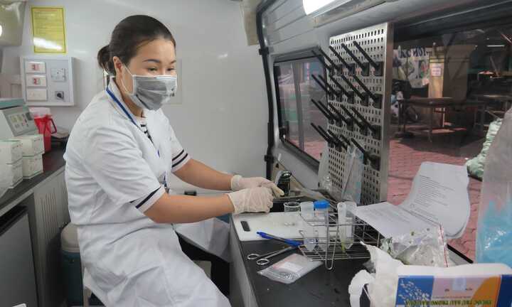 Nhà hàng Bia Hải Xồm bán rau cải dương tính với thuốc trừ sâu