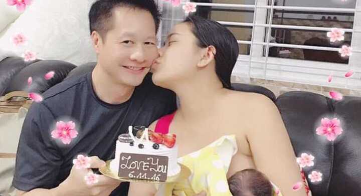 Đại gia Đức An - Phan Như Thảo lần đầu khoe con gái