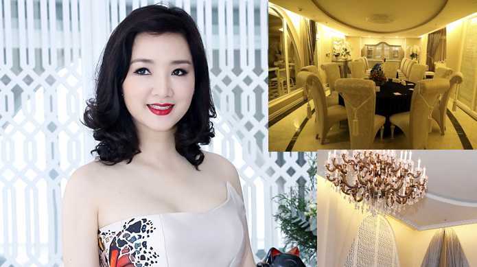 Bất ngờ với nội thất vương giả trong căn biệt thự triệu USD của Hoa hậu Giáng My