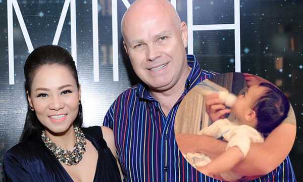 Lần đầu tiên lộ diện gương mặt quý tử nhà Thu Minh