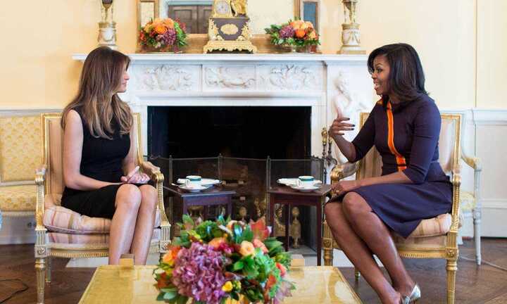 Hai đệ nhất phu nhân Mỹ nói gì trong cuộc gặp mặt đầu tiên?