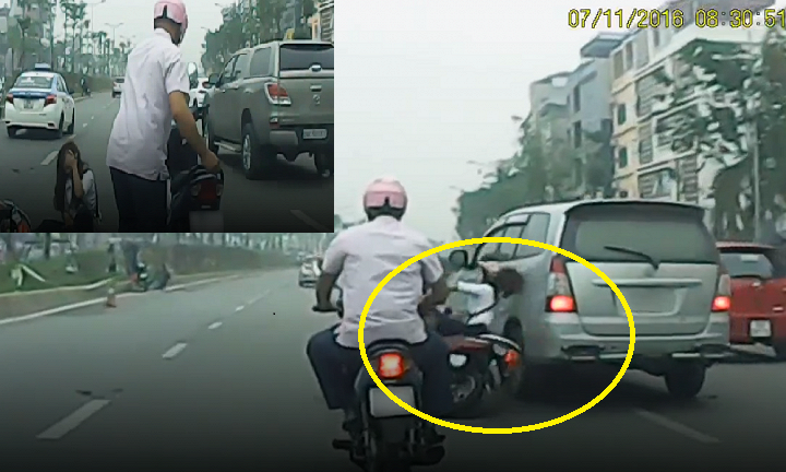 Lái xe tông ngã cô gái rồi thản nhiên bỏ đi: Lời bao biện bất lương gây phẫn nộ