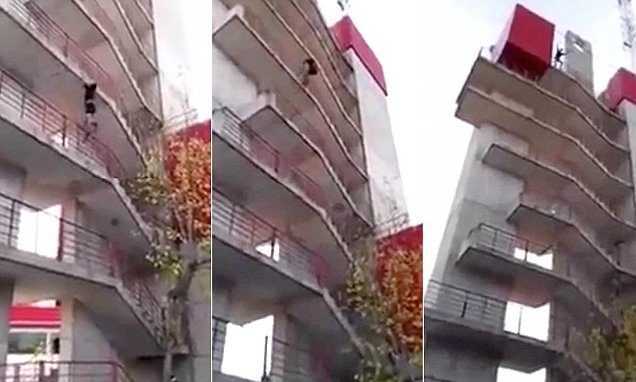 Video: Lính cứu hỏa leo nhà 9 tầng trong vòng 30 giây