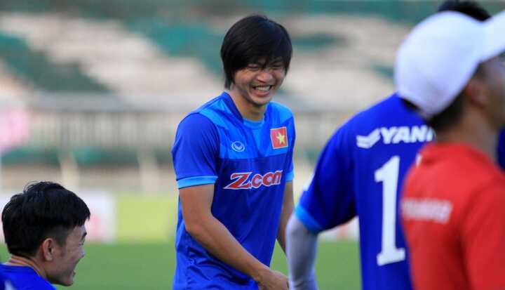 Tuấn Anh, Công Phượng háo hức giữ nụ cười tươi rói