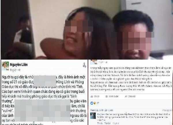 Đăng ảnh bịa đặt giáo viên ở Hà Tĩnh được điều đi tiếp khách: Facebook Nguyễn Liên lên tiếng 'xin lỗi'