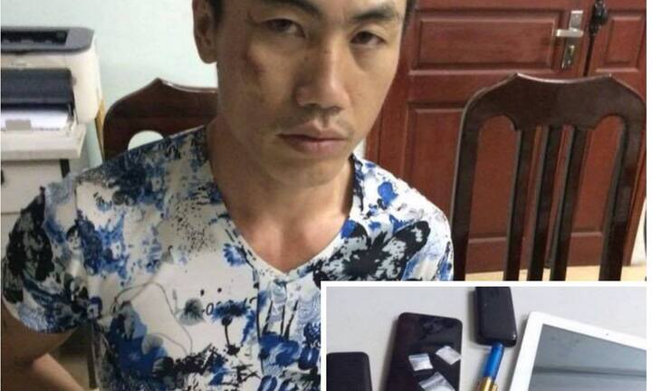 Mang ma túy đá đi dạo phố, bị cảnh sát cơ động tóm gọn