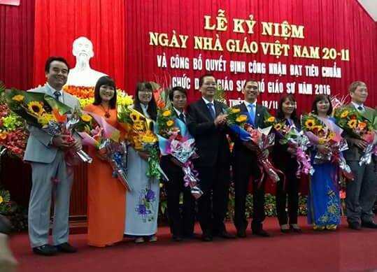 Huế có 4 phó giáo sư chưa đến 40 tuổi năm 2016
