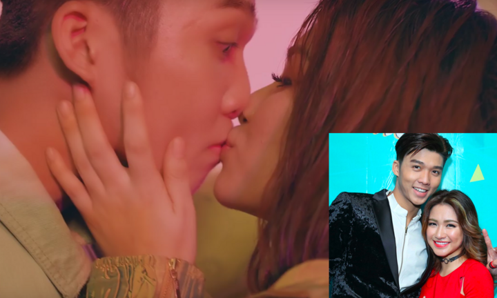 Vừa chia tay Công Phượng, Hoà Minzy đã 'khoá môi' trai lạ