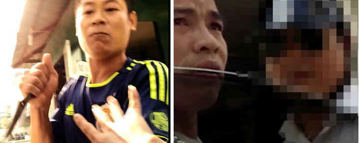 Côn đồ táo tợn cầm dao hành hung, cưỡng đoạt tiền của tài xế ô tô