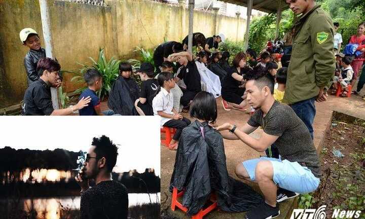 'Lãng tử phố núi' cắt tóc miễn phí cho trẻ em nghèo đốn tim dân mạng