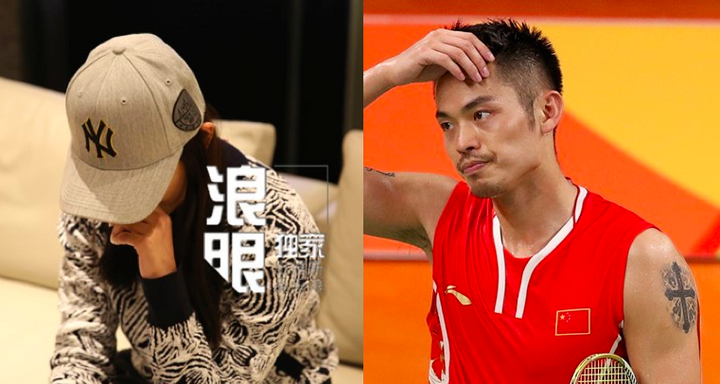 Hoa hậu 'bồ nhí' của Lin Dan ôm mặt khóc nức nở xin tha thứ