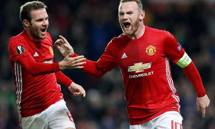 Kết quả bóng đá Europa League: Man Utd thắng đậm, Wayne Rooney lập kỷ lục