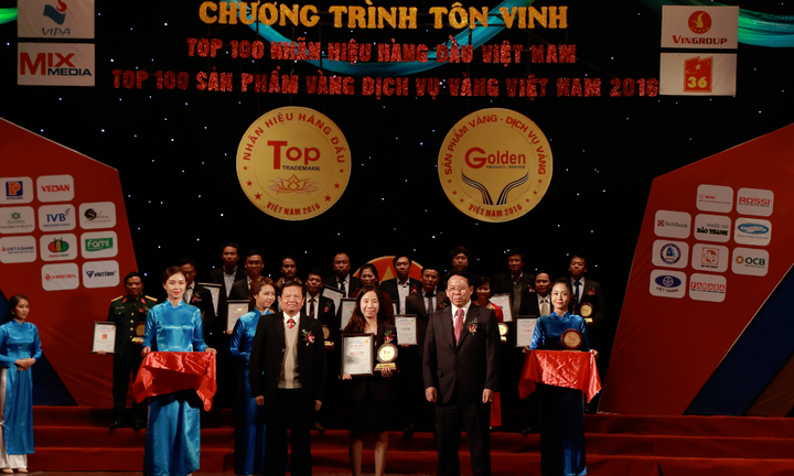 Bình nước nóng Rossi đạt Top 10 nhãn hiệu hàng đầu Việt Nam