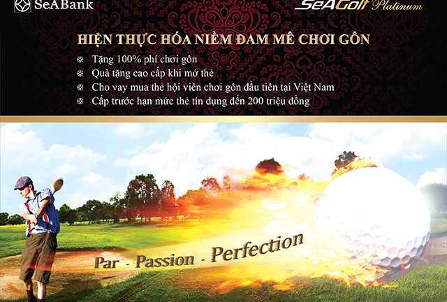 SeABank ra mắt thẻ quốc tế SeAGolf Platium dành riêng cho gôn thủ