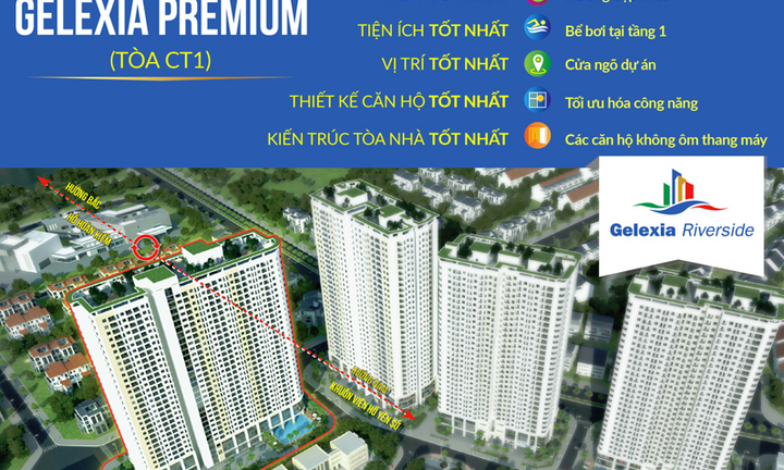 Vì sao tòa CT1 Gelexia Riverside hút khách?