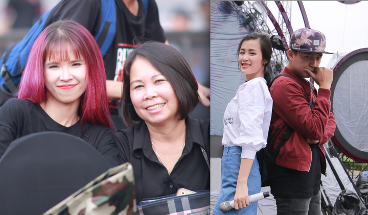 Khởi My được mẹ ân cần chăm sóc, Đông Nhi lẻ bóng đi tập nhạc