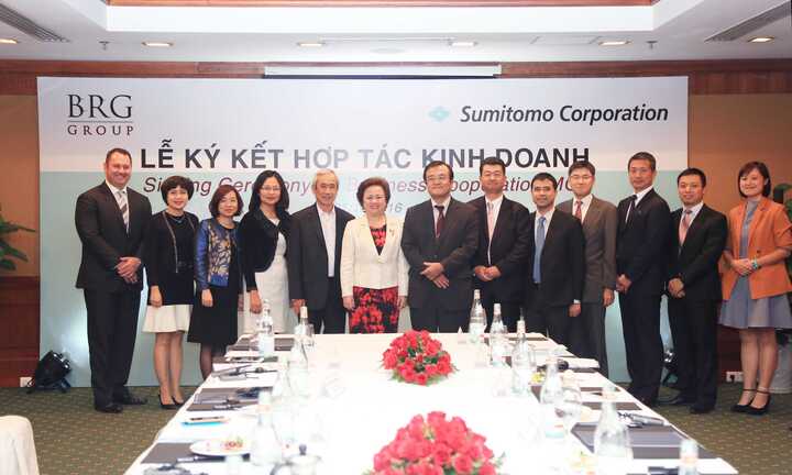 Tập đoàn BRG và Tập đoàn Sumitomo ký kết hợp tác kinh doanh