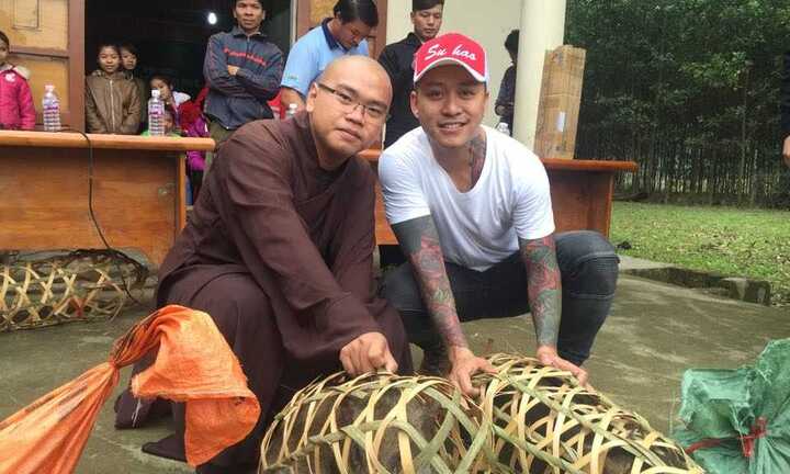 Tuấn Hưng mua gần 200 con lợn rừng giống tặng bà con Quảng Bình sau lũ lụt