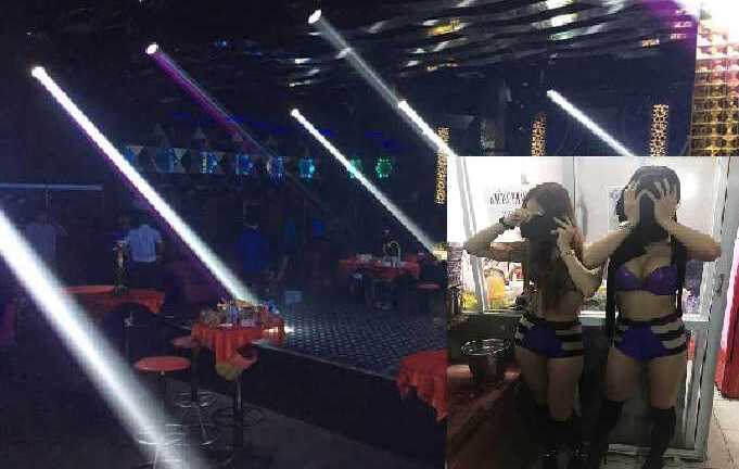 Nữ tiếp viên mặc đồ lót khiêu dâm trong quán bar Sài Gòn