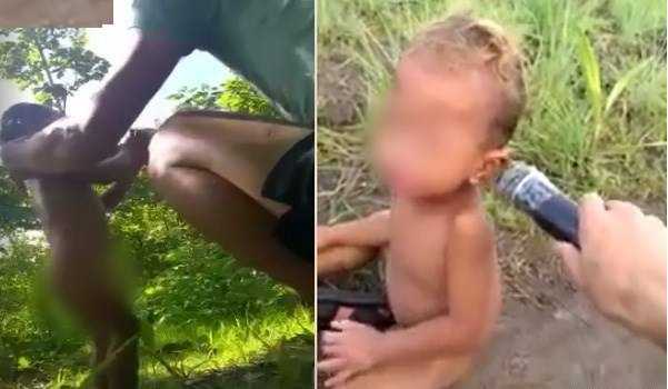 Tên bất lương hành hạ trẻ em dã man bằng roi điện: Truy tìm người quay clip