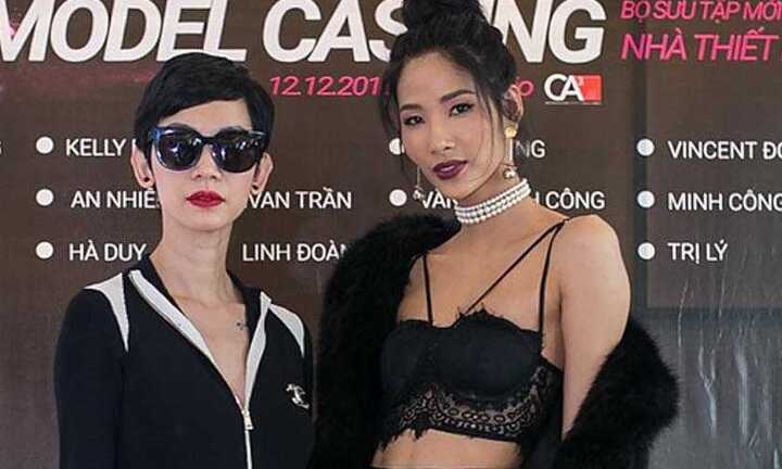 Hoàng Thuỳ diện mốt bra-top gợi cảm bên dàn mẫu Việt