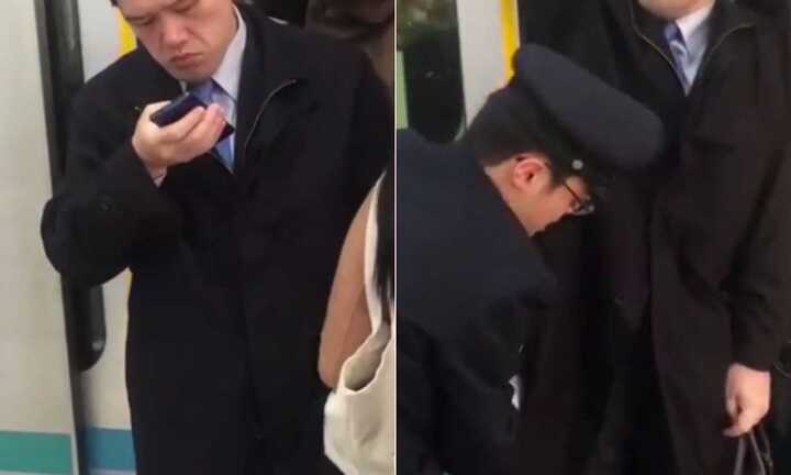 Hành khách 'không cảm xúc' khi bị nhồi nhét trên tàu điện ở Nhật Bản