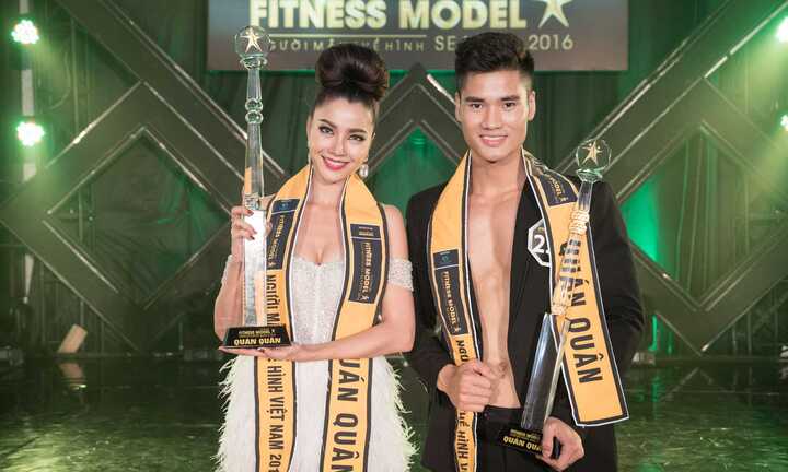 Trai đẹp 6 múi Nguyễn Mạnh Kiên lên ngôi Quán quân Vietnam Fitness Model Search 2016
