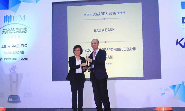 BAC A BANK nhận giải trách nhiệm xã hội 2016