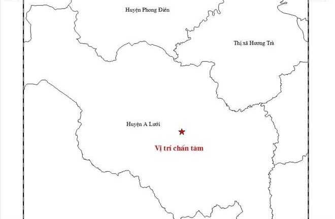 Huế động đất, Quảng Trị rung lắc mạnh