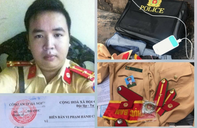 Bị CSGT bắt, giả danh công an hòng thoát tội