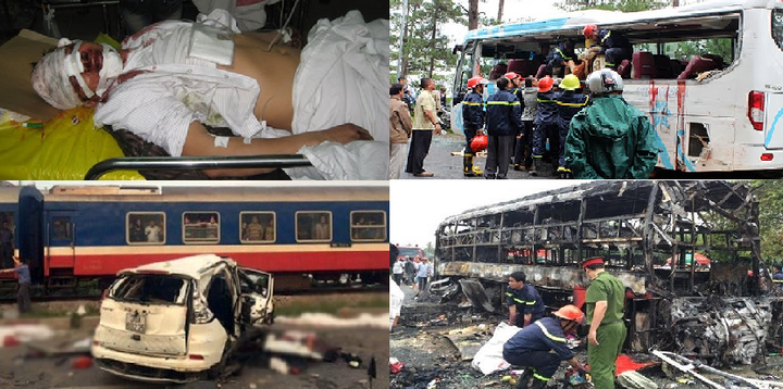 Những hình ảnh tai nạn giao thông ám ảnh năm 2016