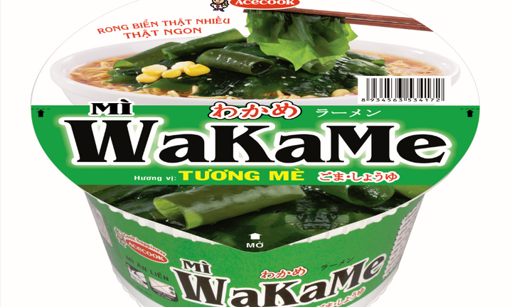 Acecook Việt Nam ra mắt sản phẩm mì tô ăn liền Wakame