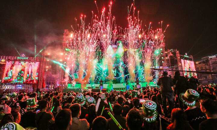 Bùng nổ trải nghiệm 'chạm vào tương lai' cùng đại tiệc Heineken Countdown