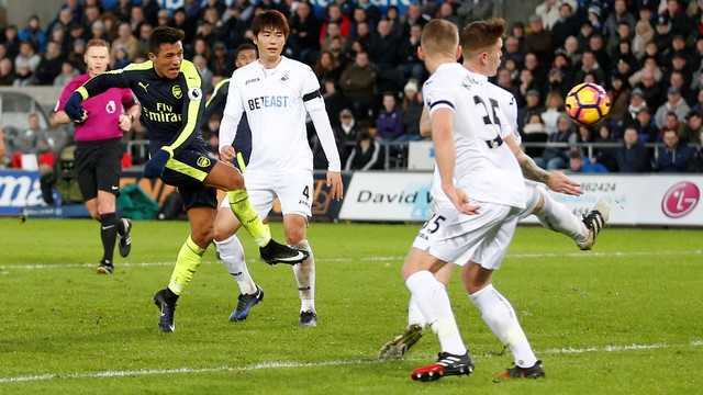 22h00 Trực tiếp Arsenal - Swansea City