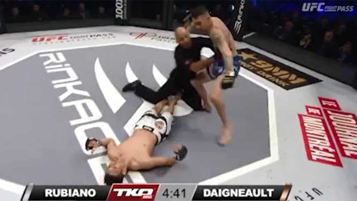 Video: Một đấm, một đá hạ đối thủ nằm sàn