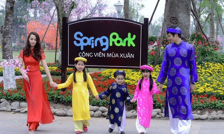 Độc đáo Lễ hội hoa xuân Ecopark lớn nhất miền Bắc 2017